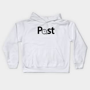 Past typography design Kids Hoodie